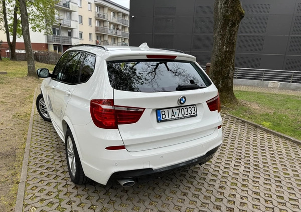 BMW X3 cena 68900 przebieg: 238323, rok produkcji 2013 z Białystok małe 436